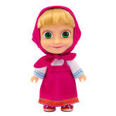Papusa Masha si Ursul- Masha cu Rochita Clasica 12 cm, MHA00000MASHACLASIC